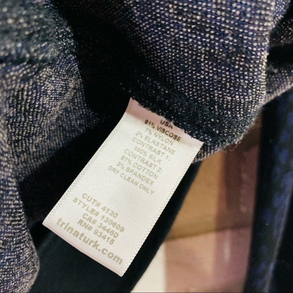 Trina Turk Mixed Media Animal Print Sweatshirt Size M - Picture 6 of 9